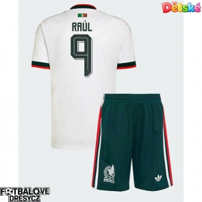 Mexiko Raul Jimenez #9 Dětské Venkovní dres komplet MS 2026 Krátký Rukáv (+ trenýrky)
